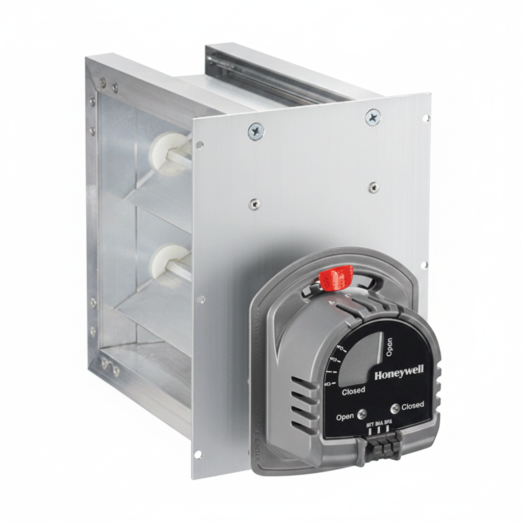 Resideo ZD8X18TZ/U 8 in. x 18 in. TrueZONE Rectangular Parallel Blade Damper