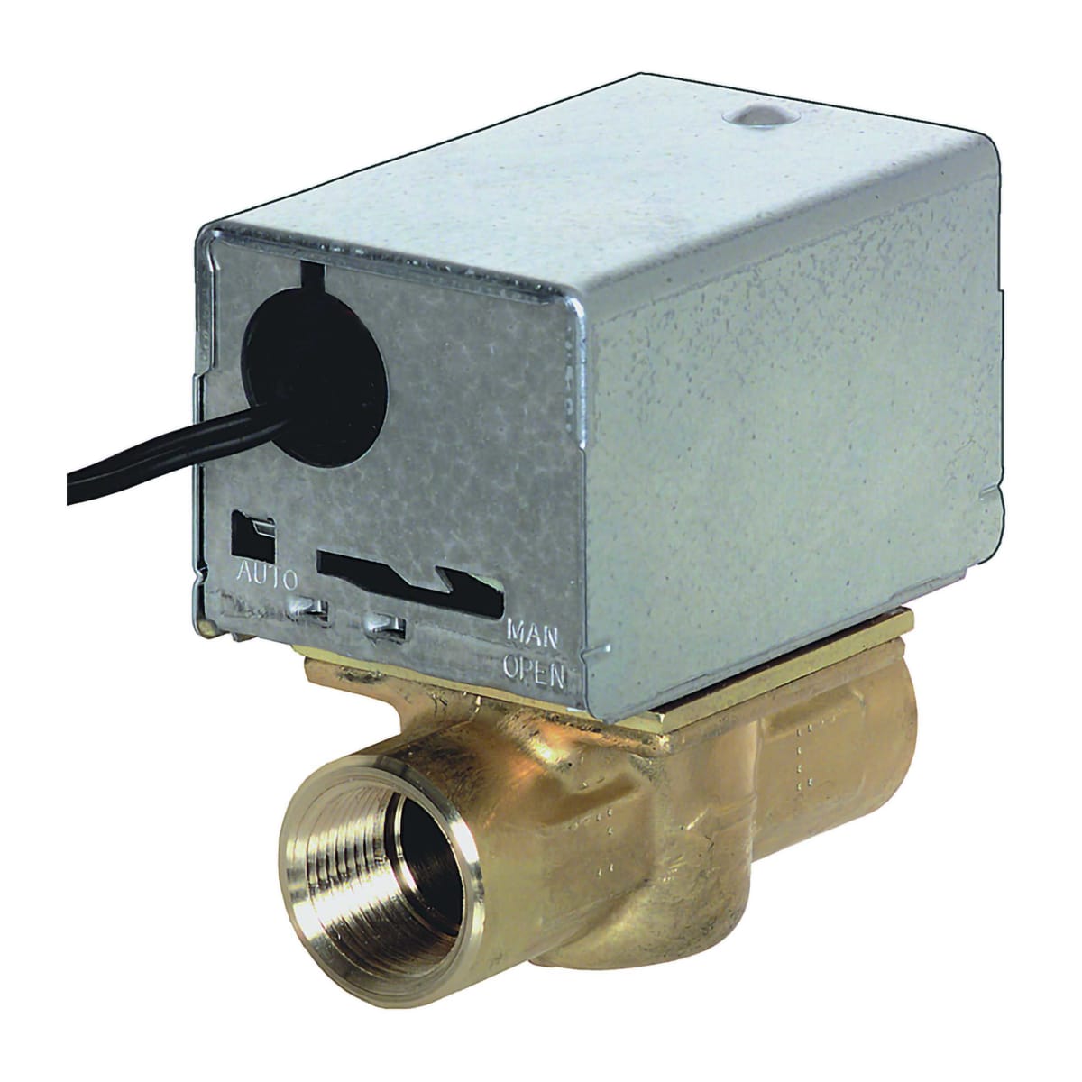 Resideo V8043J1037/U 3/4" NPT Connection Zone Valve, normally open, no manual opener, for Steam applications (24v)