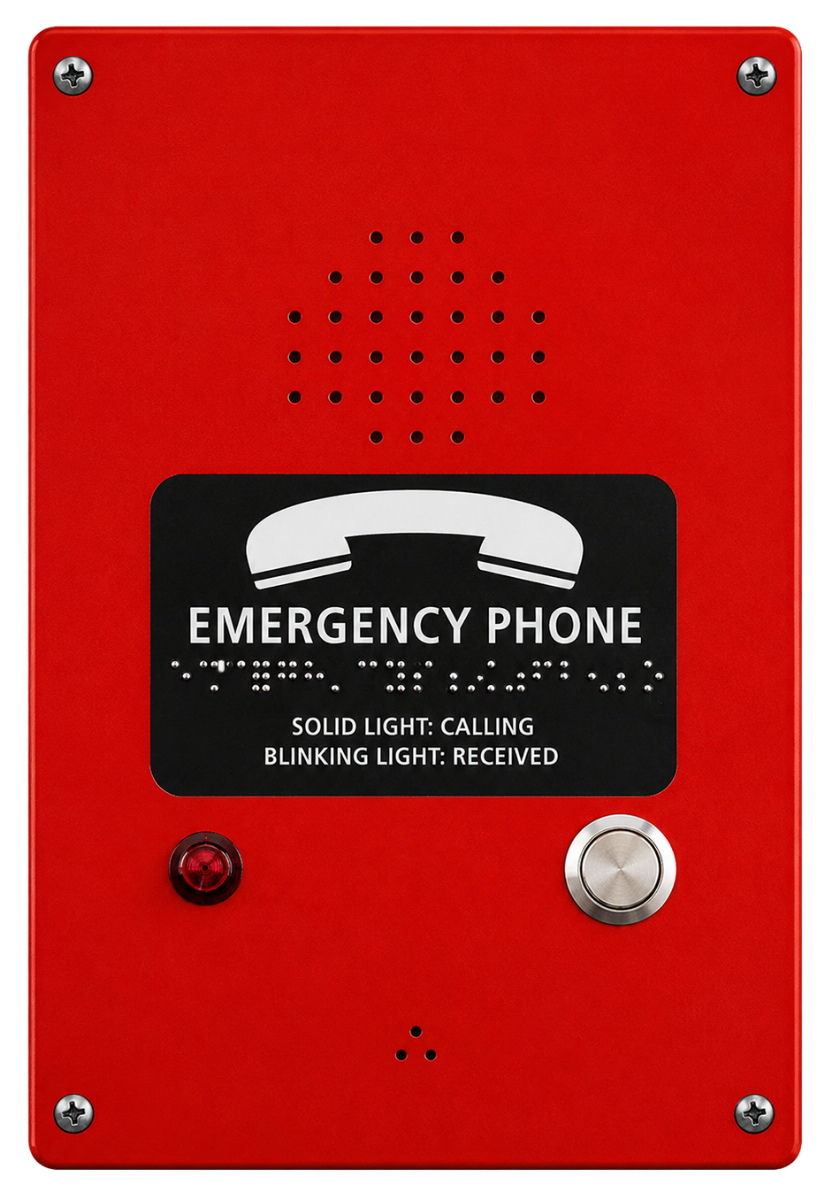 Rath Communications 2100-956RR Red Call Box - 24V