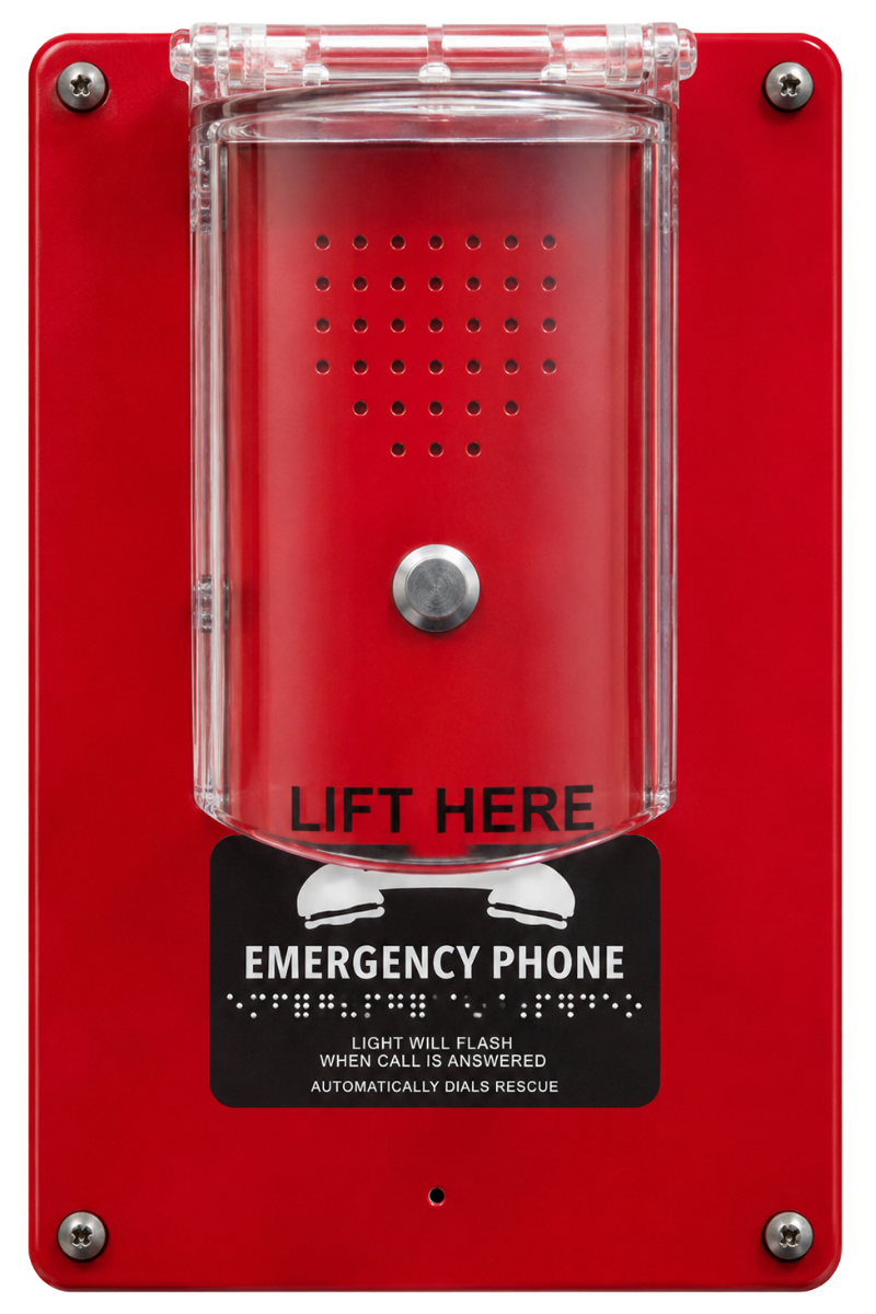 Rath Communications 2100-984LRC1 Weatherproof Call Box - 24V