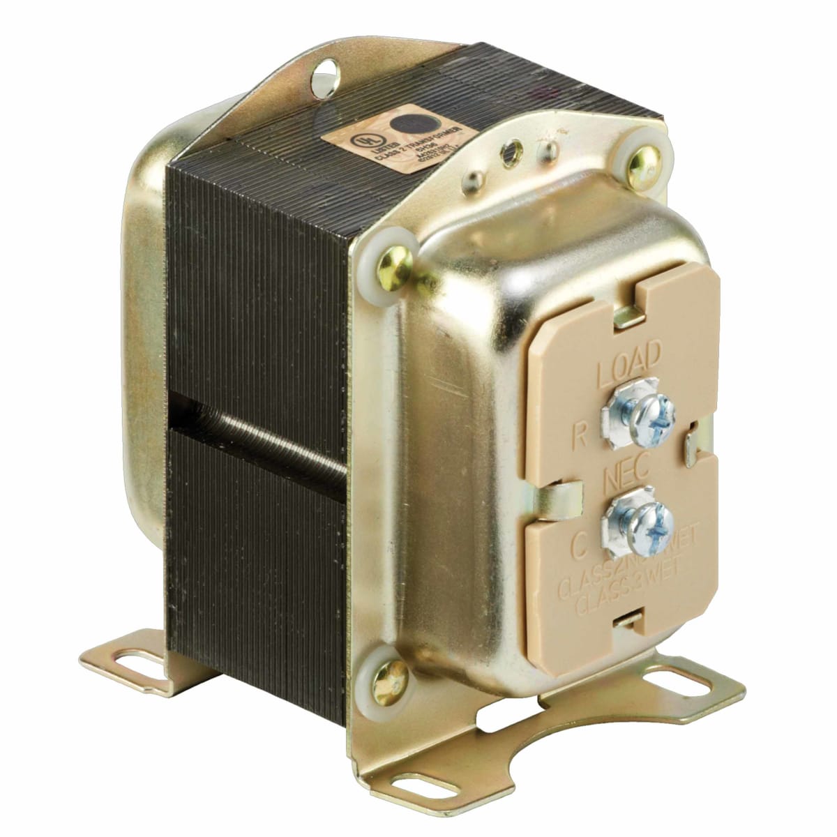 Resideo AT87A1049/U Foot Mounted 120 Vac Transformer w/ 12" Leadwires & Energy Limiting Overload Protection, AT87A1049