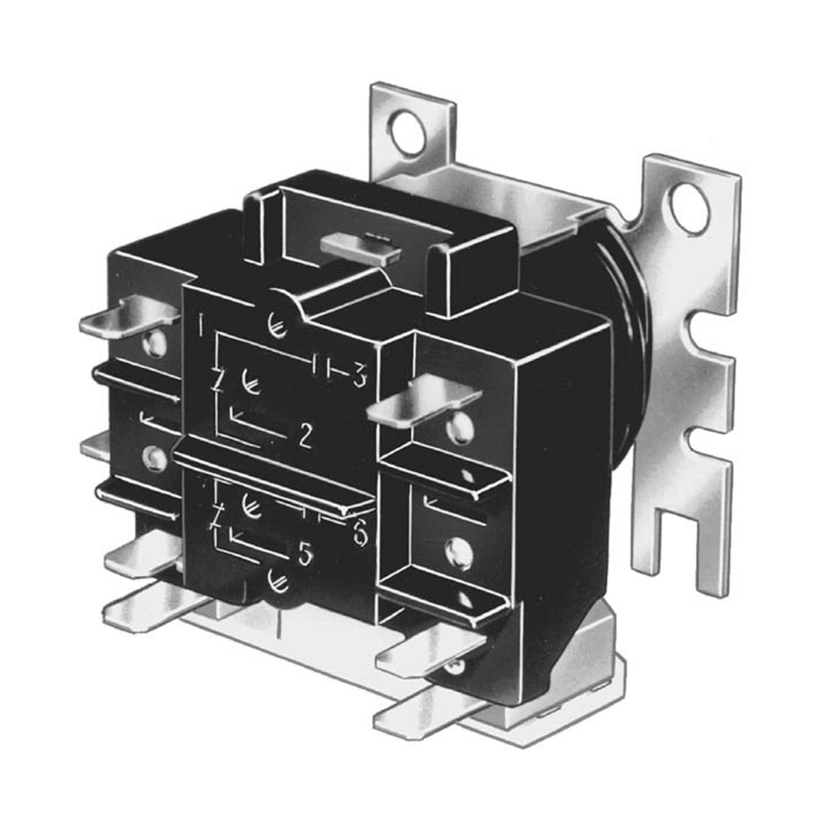 Resideo R8229A1021/U 24v Electric Heater Relay w/ DPST Switching, w/ Extra Mounting Hardware, R8229A1021