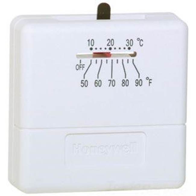 Resideo T812A1010/U T812, Heat Only, Square Thermostat, w/ Pos Off Switch, T812A1010