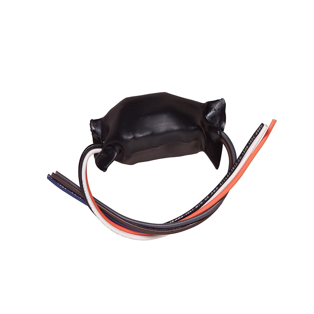 BRK RM4 120V AC Smart Relay for fire alarms, showing the compact electrical device with wiring terminals.