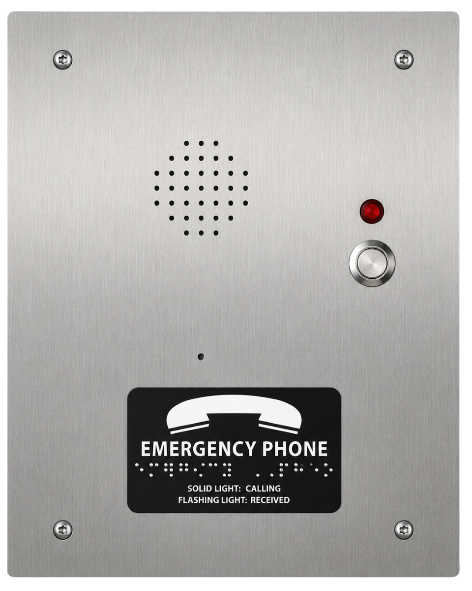Rath Communications 2400-808NSS Line Powered Flush MT Phone