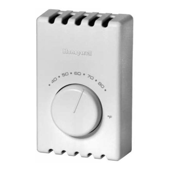 Resideo T410B1004/U T410 White, Electric Heat Thermostat, w/ Pos Off Switch, T410B1004