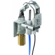 Resideo Q3450C1185/U Pilot Burner for Natural Gas with a BCR-18 Orifice (Left Single Tip Style, "C" Mounting), Q3450C1185