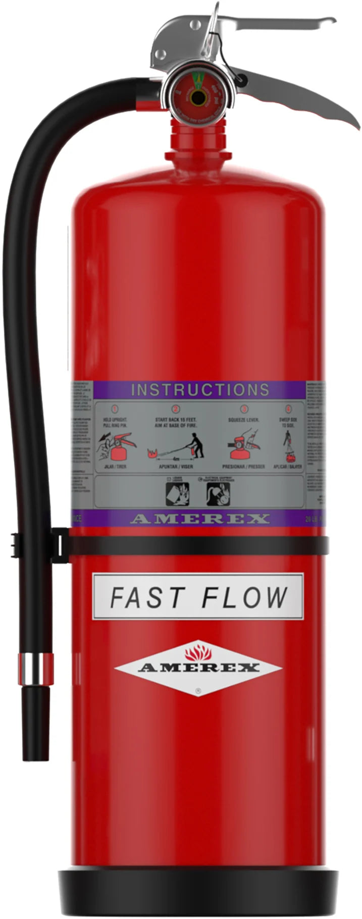 Amerex 26909 Model 794 20 lb Purple K Z-Series High Performance Fast Flow Fire Extinguisher