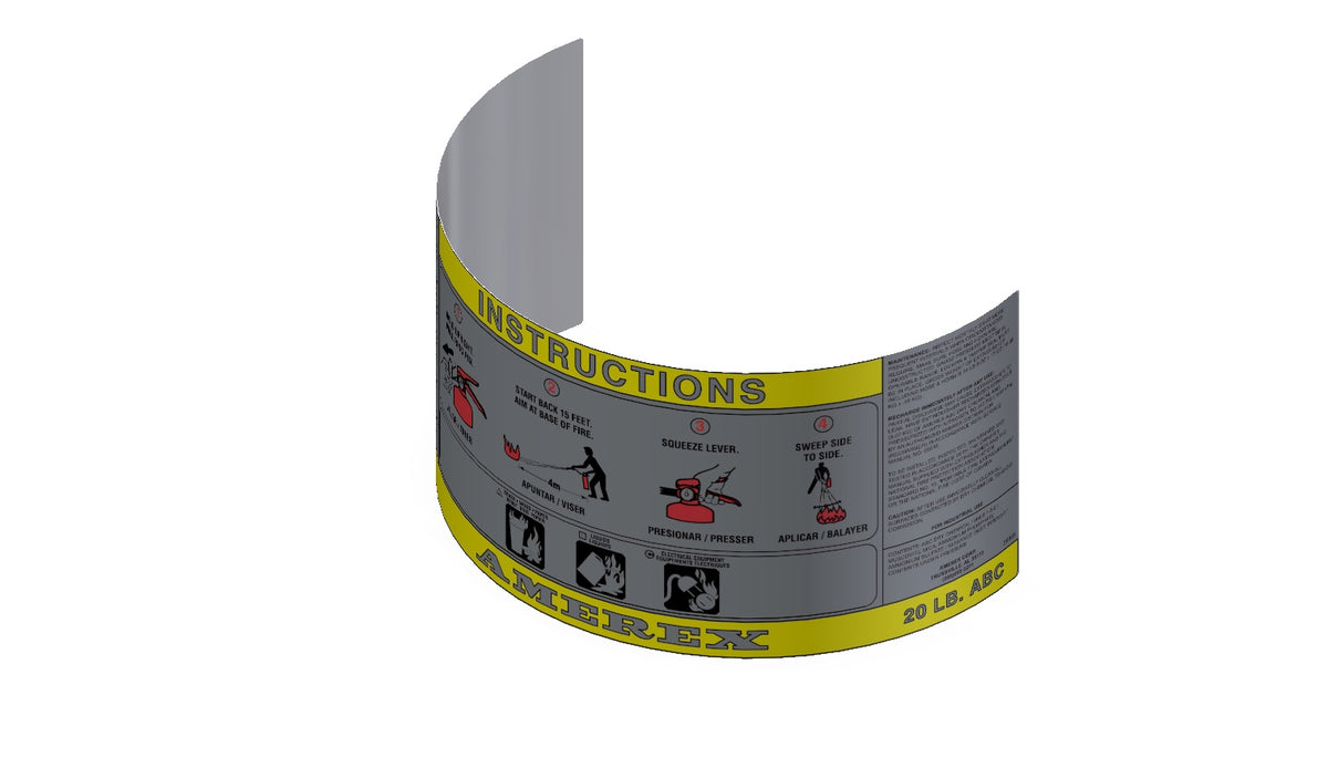 Amerex Fire 26965 Nplate 714 791 20 Zhpabc