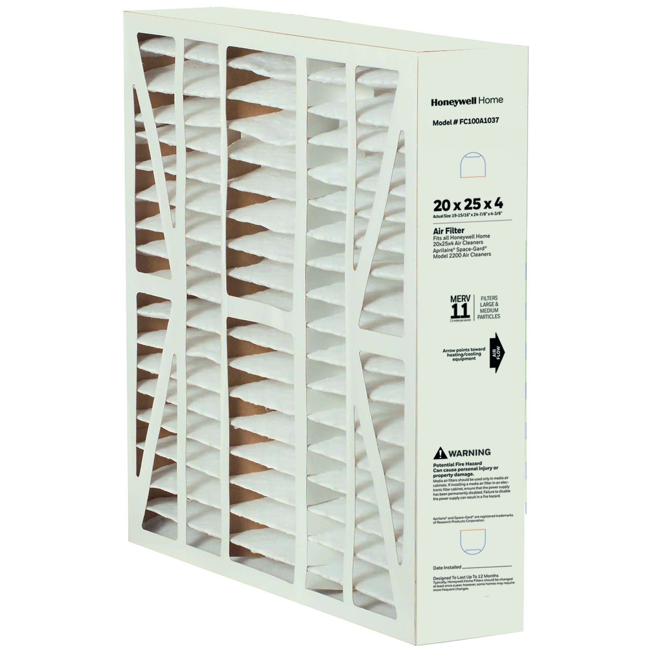 Resideo FC100A1052/U 20" x 12.5" Media Air Filter