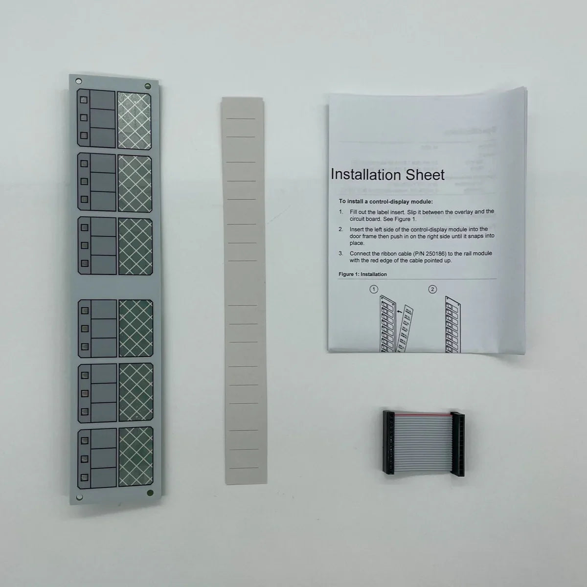 Edwards 3-6/3S1G2Y LED & Switch Module - 6 Groups of 3 Switches with 1 LED Each. LEDs Provided Green - image 1