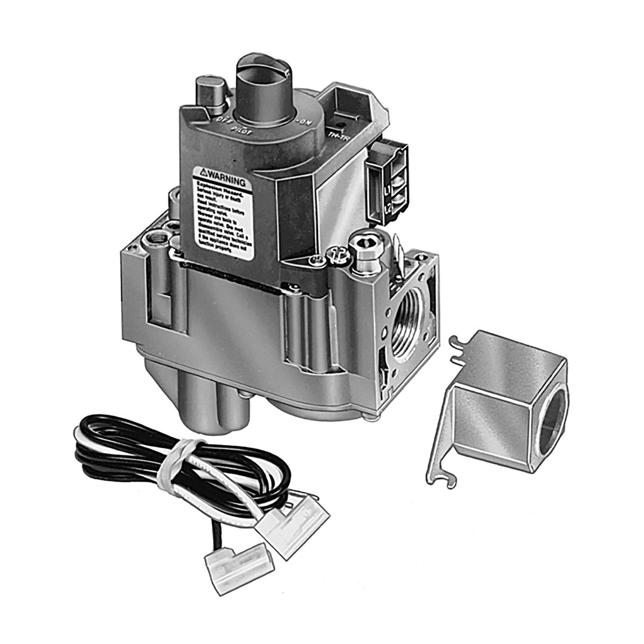 Resideo VR4300A4502/U Standard Dual Pilot Gas Valve - 120 Vac, VR4300A4502