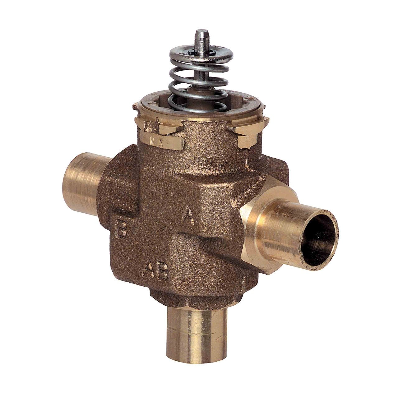 Resideo VCZMA6100/U 1/2" 3-Way Sweat VC Valve Assembly (3.8 Cv)