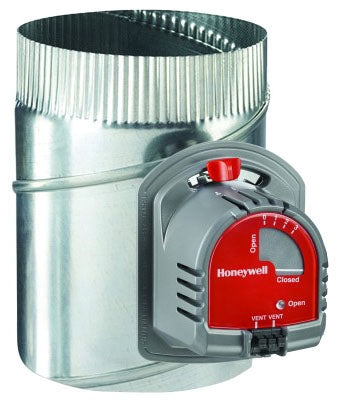 Resideo EARD8TZ/U 8" Round TrueZONE Motorized Fresh Air Damper