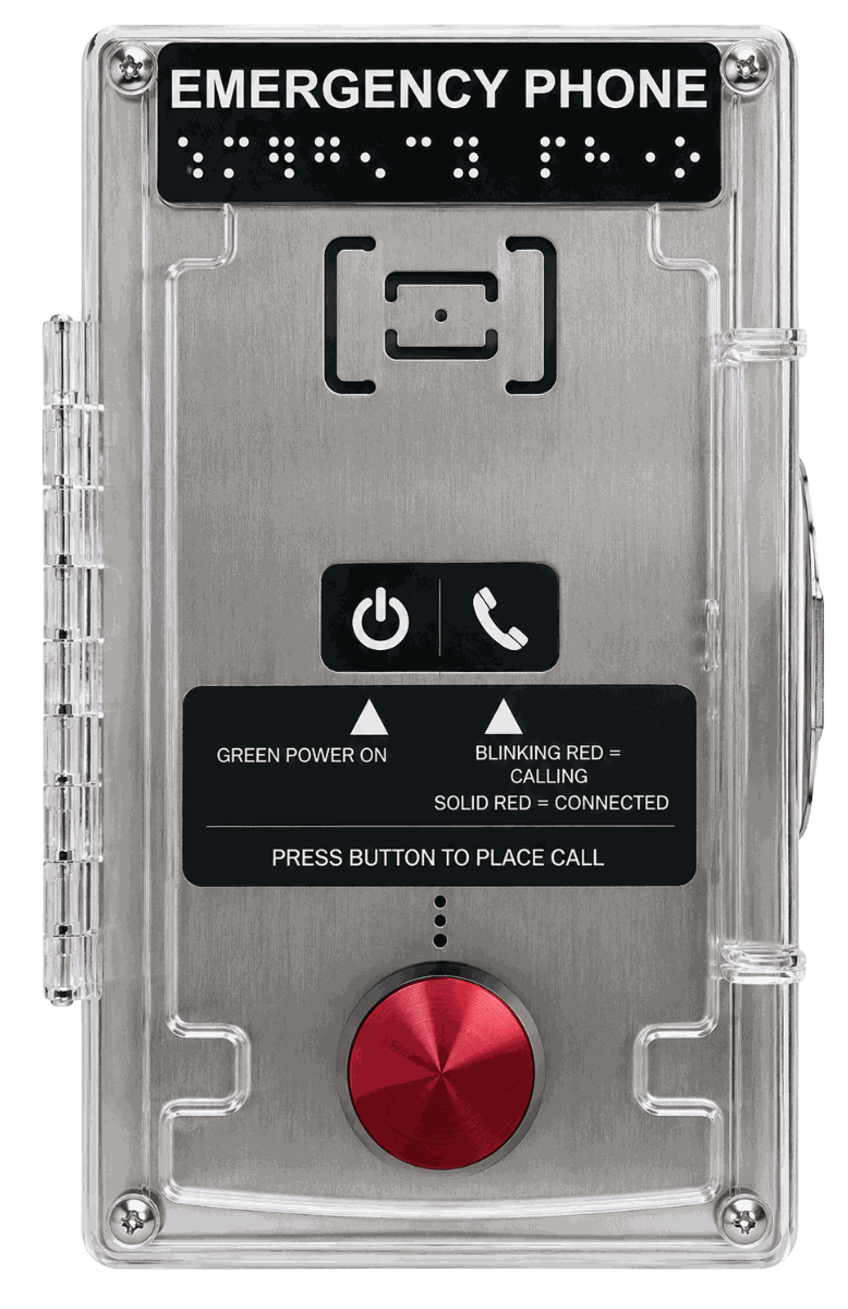 Rath Communications 3300SSC SS Box, Mushroom BTN, Cover