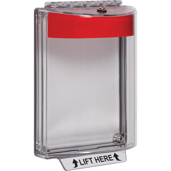 STI STI-13010NR Universal Stopper Dome Cover with Fl Mt, Red Housing, No Label