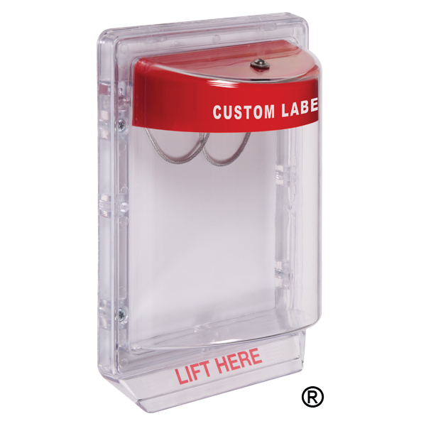 STI STI-1100CR Stopper II with Horn Fl Mt - Red Horn Housing