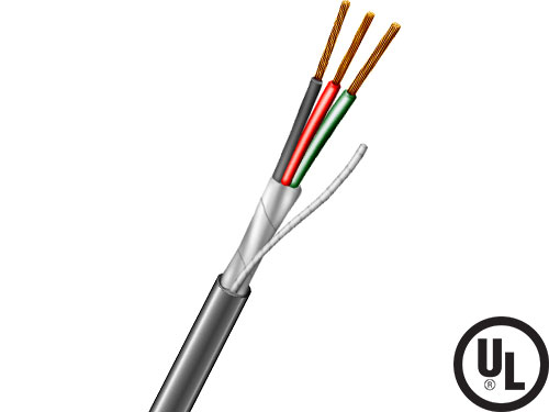 Aiphone 82180310C 3 conductor, 18AWG, Shielded Wire, 1000′