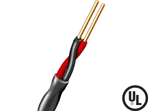 Aiphone 85160210C 2-cond, (16AWG), Low Cap Wire, 1,000′