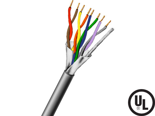 Aiphone 86220810C 4 Pair, 22 AWG, Shielded, Low Cap Wire, 1000′