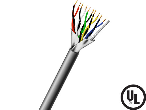 Aiphone 86221025C 5 Pair, 22 AWG, Shielded, Low Cap Wire, 250′