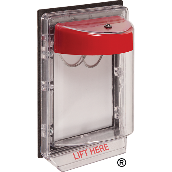 STI STI-1250NR Weather Stopper Without Horn Fl Mt - Red Horn Housing