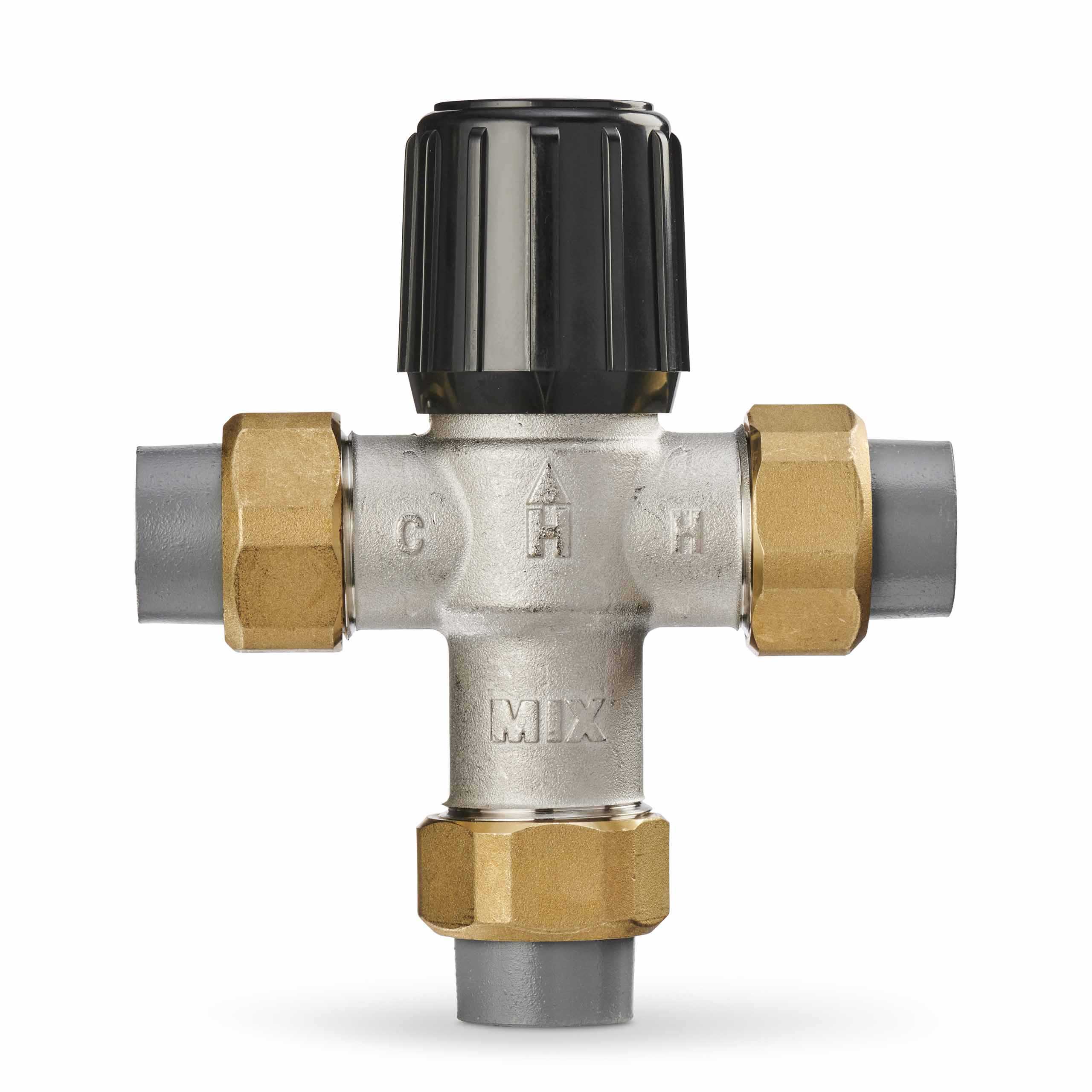 Resideo AM101C1070UCPVC1LF 3/4 in Union CPVC Mixing Valve LF 1070