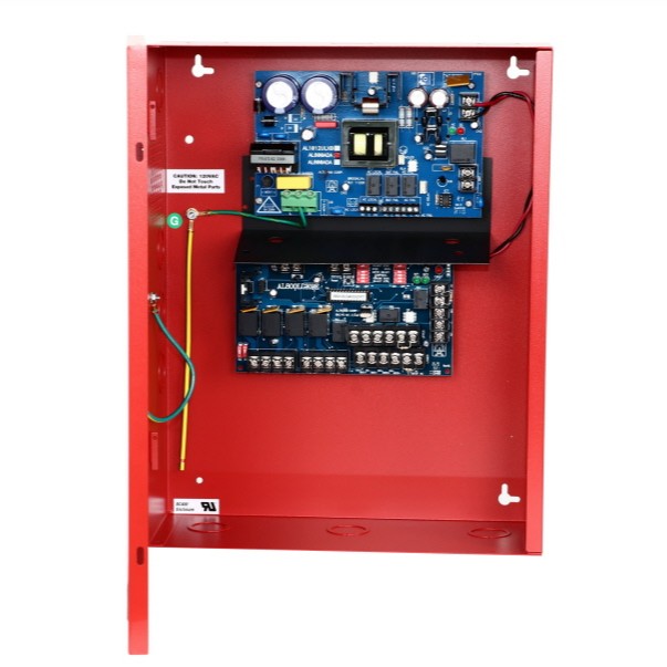 Altronix AL602ULADA NAC Power Extender, 24VDC 6.5A, 4 Class B or 2 Class A Outputs, Red BC400 Enclos - image 1