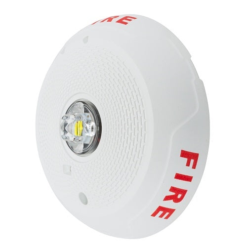 System Sensor SCWLED ceiling mount strobe light with black housing, replacing SCWL model, designed for emergency alert signaling.