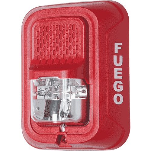 System Sensor SRL-SP L-Series Indoor Wall Strobe, FUEGO Marked