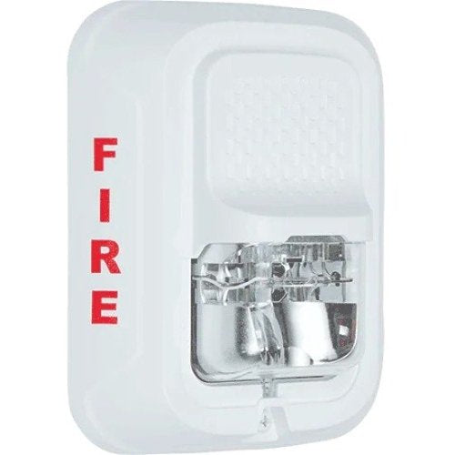 System Sensor SWL Strobe "FIRE" marking, a visual alarm device with bright flashing light for fire safety alerts.