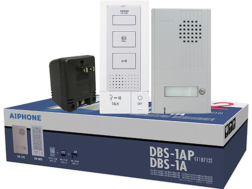 Aiphone DBS-1A Silver Door Phone Kit with Open Voice Master Station