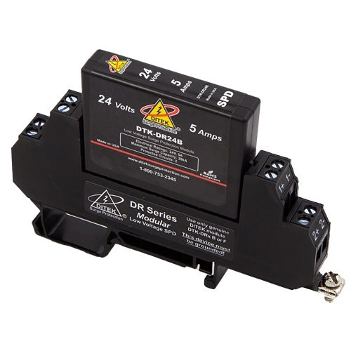 DITEK DTK-DR24B Low Voltage DIN Rail Surge Protector - The Fire Alarm Supplier