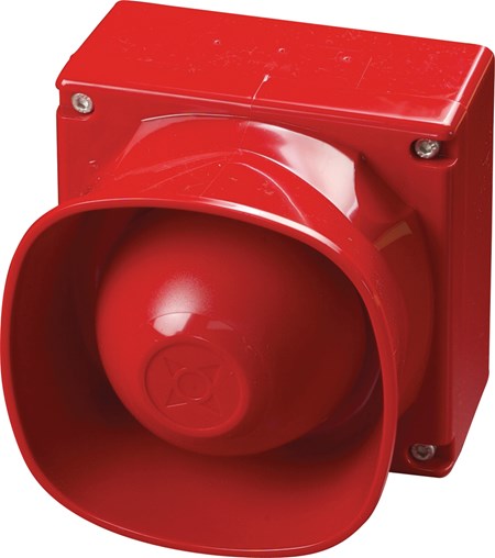 Apollo 55000-274APO XP95 Open-Area Multi-Tone Sounder - Outdoor - Red Body