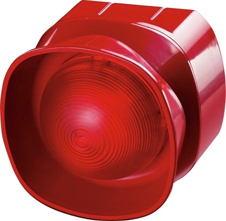 Apollo 55000-293APO XP95 Open-Area Multi-Tone Sounder VID - Red Body (Red Flash) - Isolating