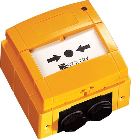 Apollo 58100-953APO Discovery Manual Call Point - Outdoor - Yellow - Isolating