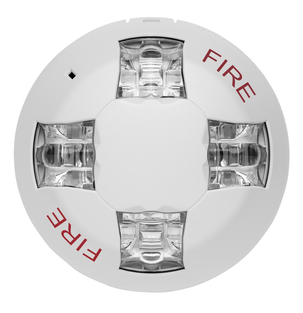 Kidde EGCVHWF Ceiling Strobe, 135-185cd, White, FIRE Marking - The Fire Alarm Supplier
