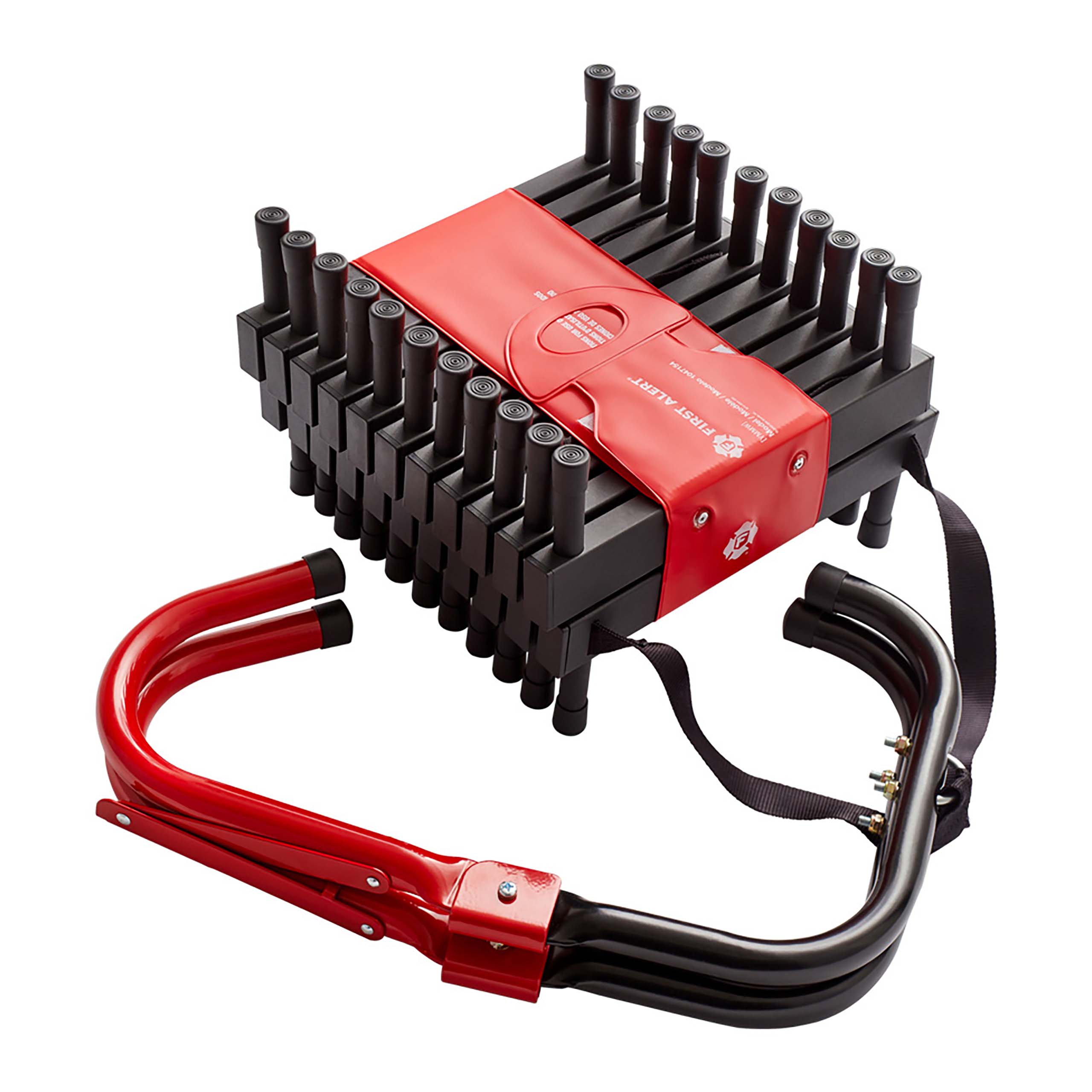 BRK Electronics 1047154 Three-Story Portable Fire Escape Ladder, 24 Feet