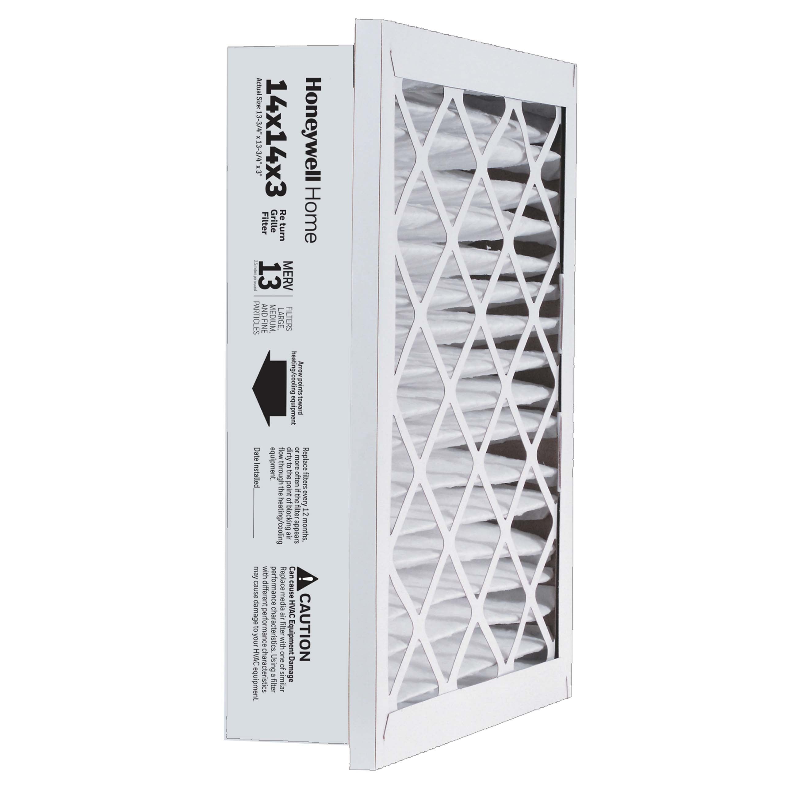 Resideo FC313R1414/U 14" x 14" Return Grill Media Air Filter (MERV 13)