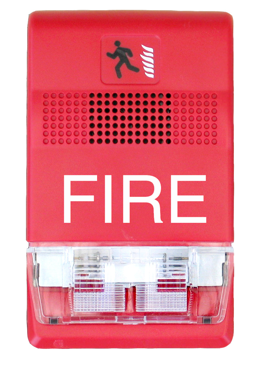 Edwards G1RF-HDVM Multicandela Horn Strobe Red