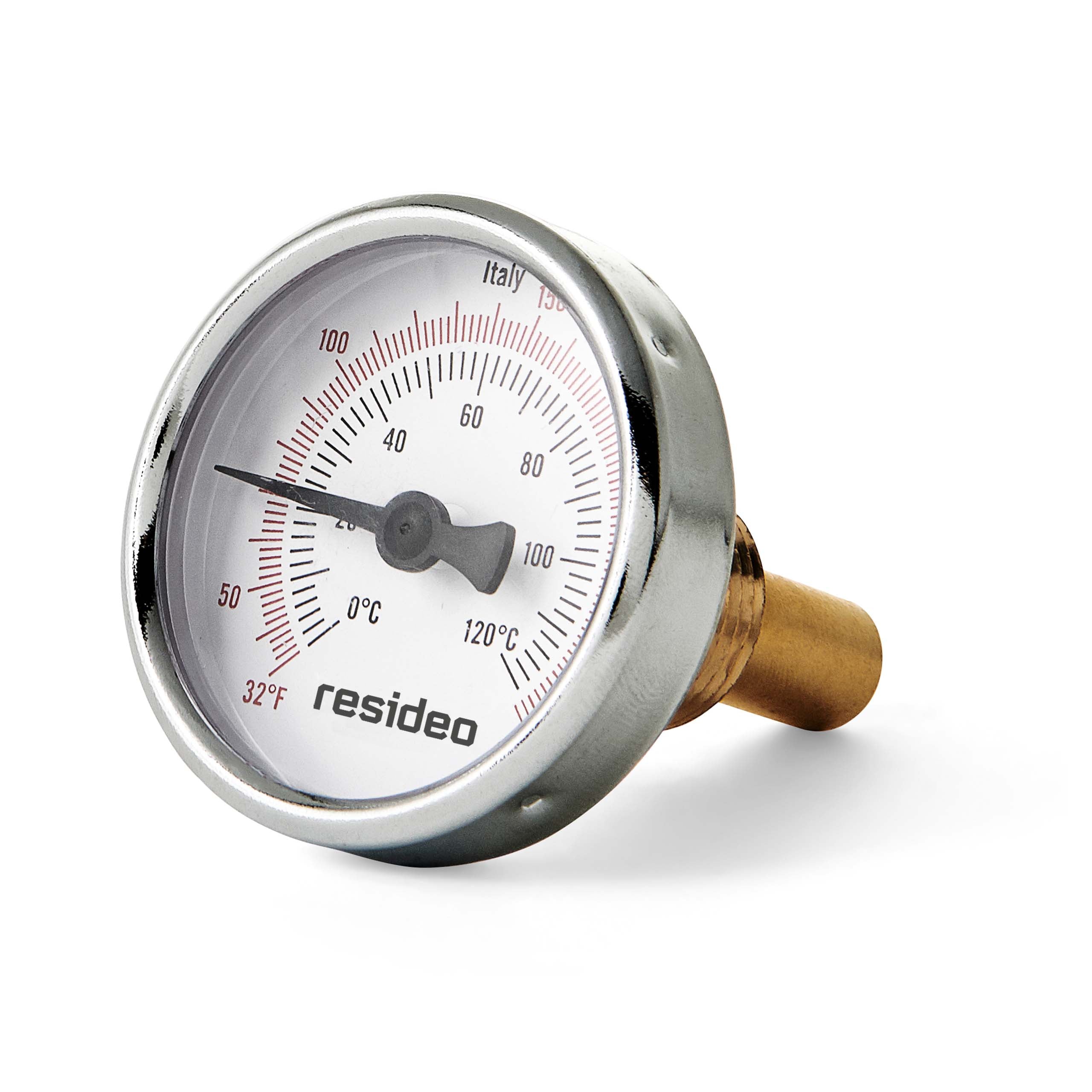 Resideo GT162/U 1/2" NPT Connection Thermometer w/ 2-1/2" Dial Size, GT162