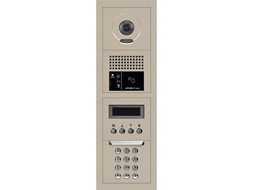 Aiphone GTV-DES104B 10-Key Video Entrance Panel Kit, 1×4 Size