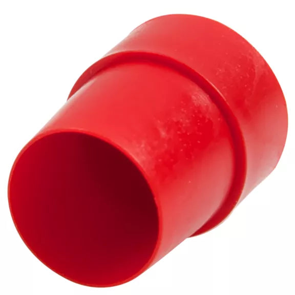 System Sensor P48-21-00 end cap for metal sampling tube used in fire alarm systems, shown from the left side.