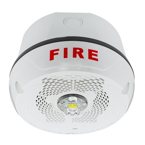System Sensor SPSCWKLED Outdoor LED Speaker Strobe Ceiling - The Fire Alarm Supplier