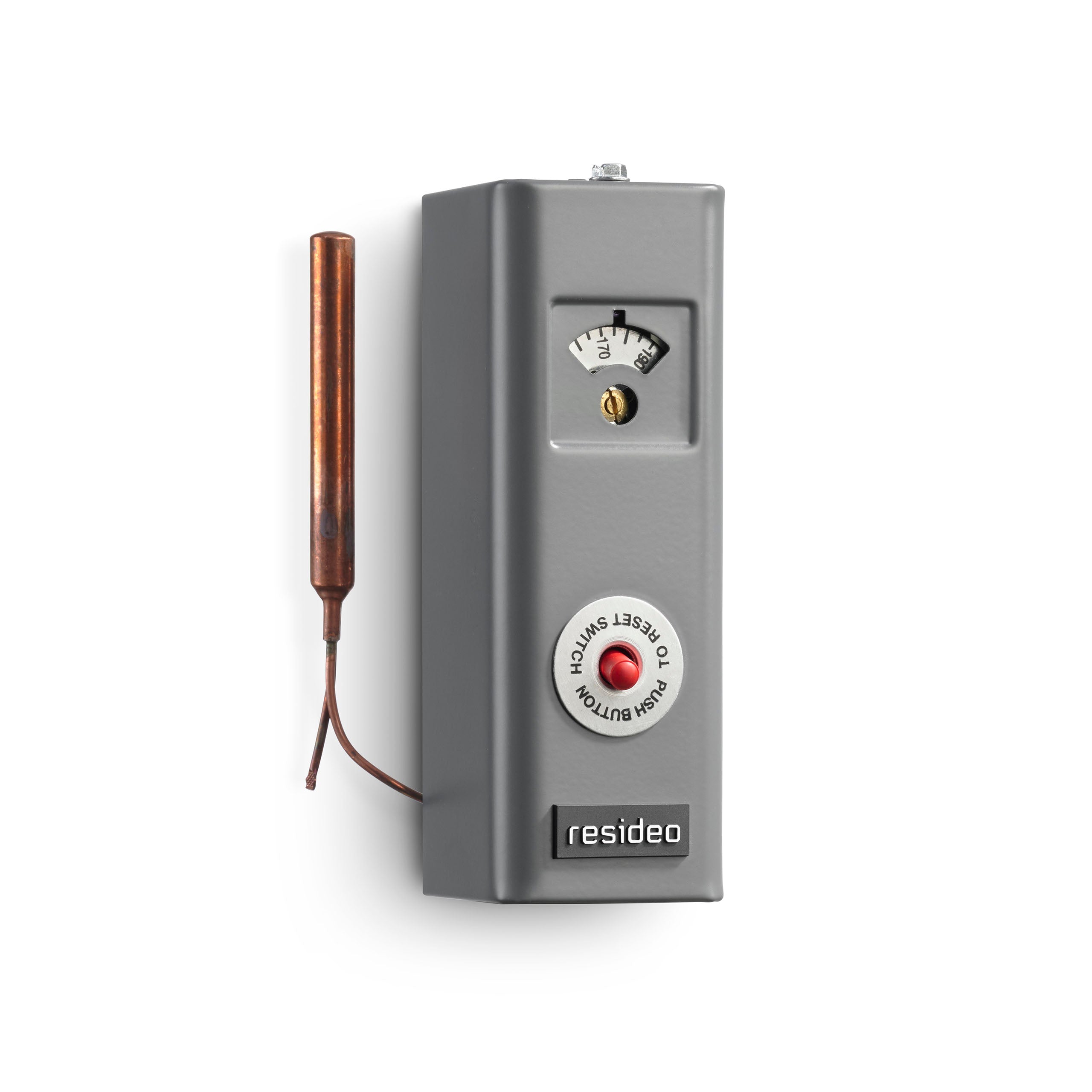 Resideo L4006E1000/U High Limit, Manual Aquastat Controller w/ 130-Degree(F) to 270-Degree(F) Operating Temp, L4006E1000