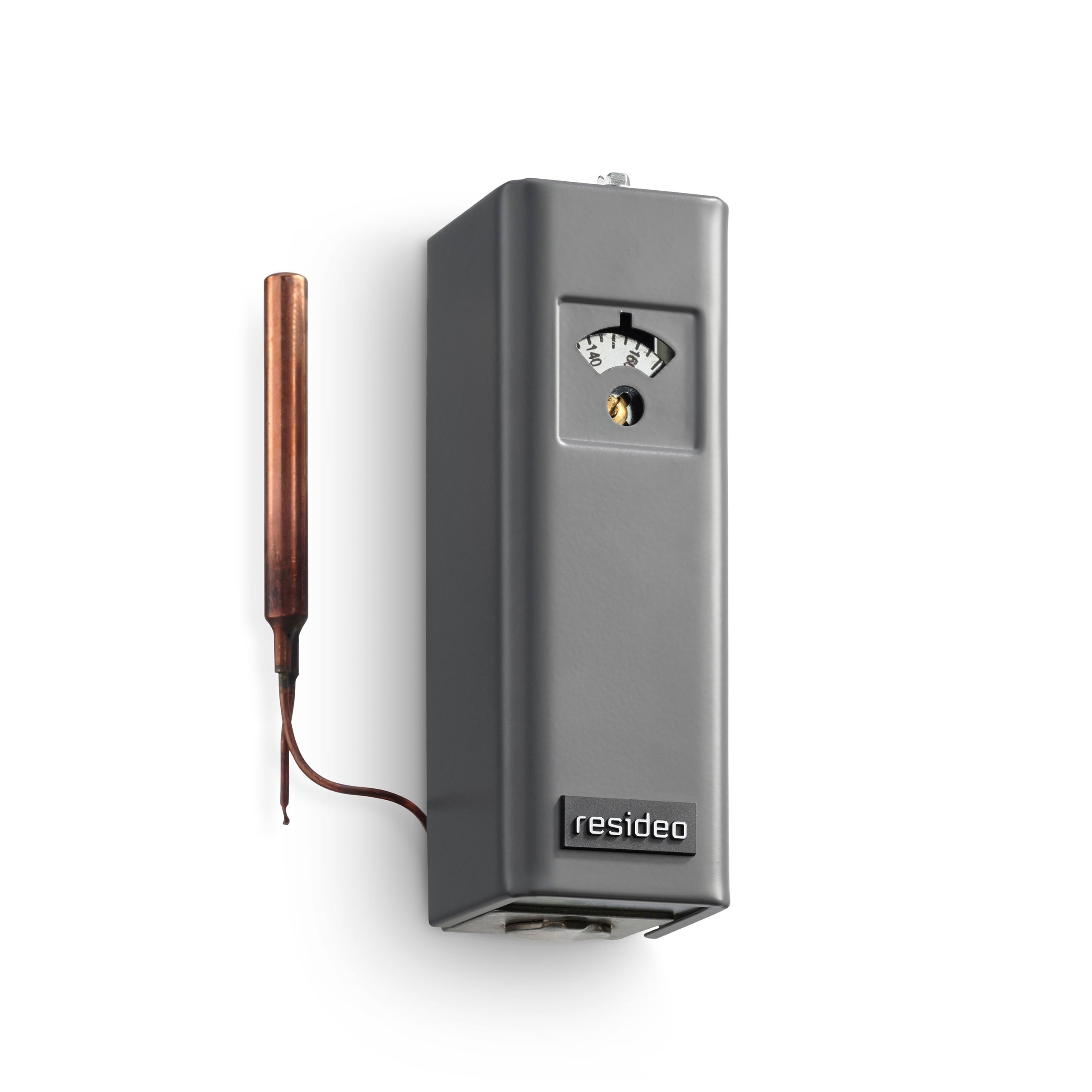 Resideo L6006A1145/U High or Low Limit & Circulator, Horizontal Mount Aquastat, 100-240-Degree(F) range, 5-30-Degree(F) Adj D