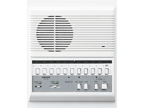 Aiphone LEF-10C Analog 10-Channel Master Station with All Call