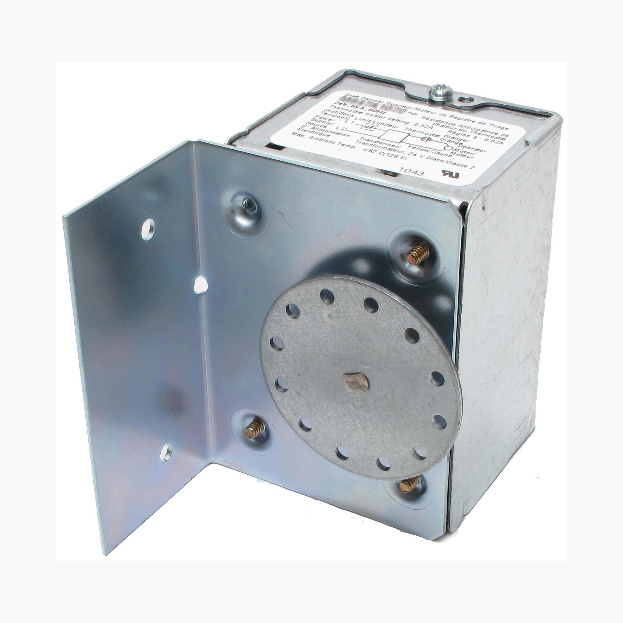 Resideo M847A1072/U 24V 2 Position Damper Actuator w/ Arm Linkage