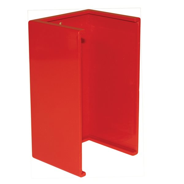 APC MR-1C/R Red ABS, 94V-0 Cover with 18ga CRS Back Box; 3.13"W X 5.13"H X 2.5"D