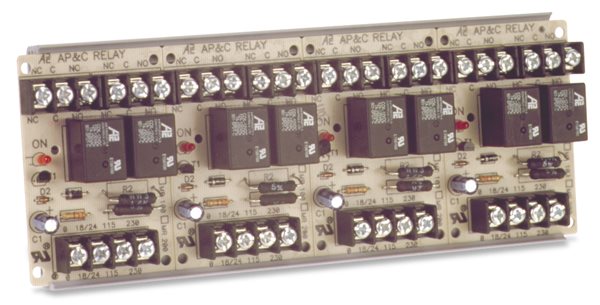 APC MR-204/T MR-200 Series Multi-Voltage, Energized LED, 40mA, 4 Module Position, Trackmount